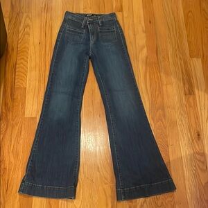 Women's Just Black flare jeans. Size 24. 30 in inseam